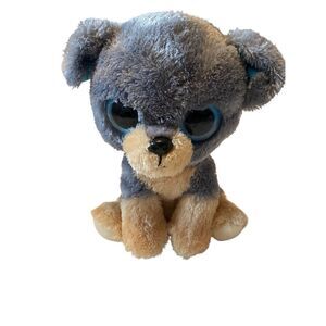 Ty Beanie Boos Scraps The Schnauzer Dog Plush Toy Stuffed Animal 2010